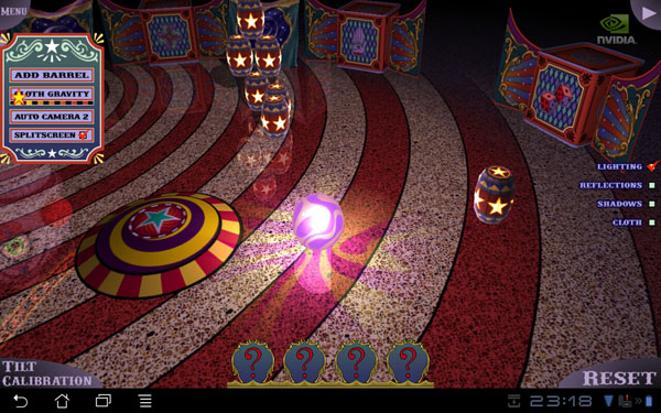 Скриншот Glowball на ASUS Eee Pad Transformer Prime