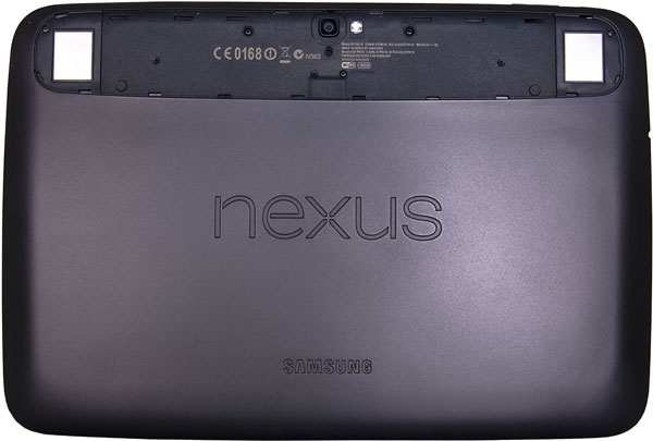 Задняя сторона Google Nexus 10