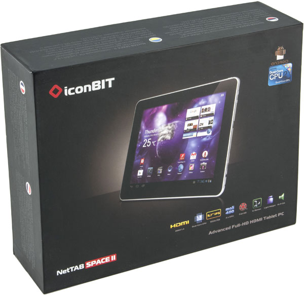 Коробка планшета iconBIT NetTAB Space II