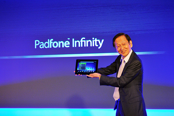 Джонни Ши (Jonney Shih), презентация ASUS на Mobile World Congress 2013