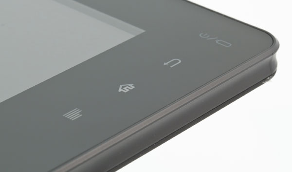 Сенсорные кнопки на планшете MIReader M801