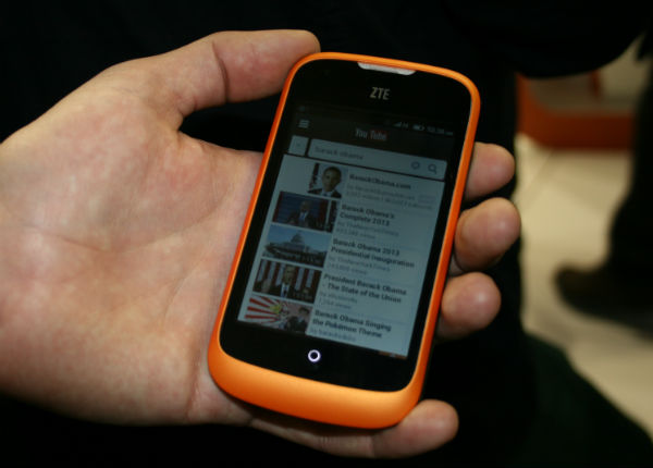 ZTE Open на выставке Mobile World Congress