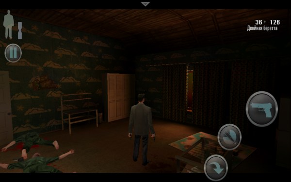 Max Payne Mobile на планшете Samsung Galaxy Tab 3 10.1