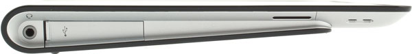 Левая грань планшета Sony Tablet S