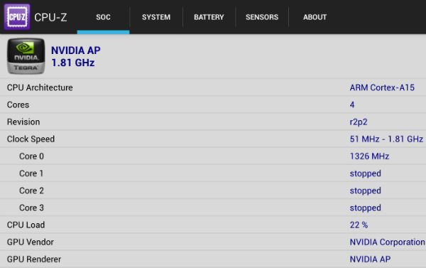 Скриншот Toshiba Excite Write