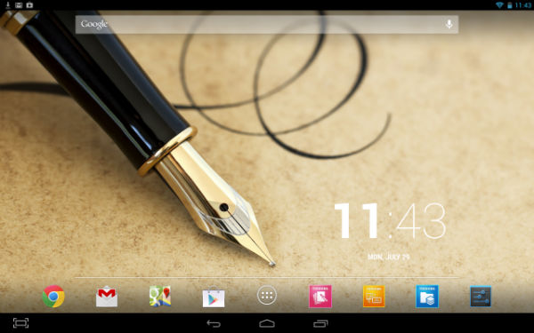 Скриншот Toshiba Excite Write