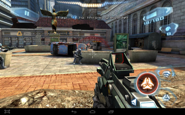 Скриншот игры, снятый на Toshiba Excite Write