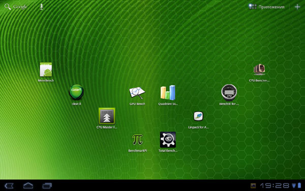 Ярлыки или виджеты в Android 3.x