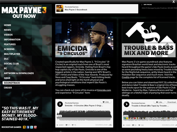 Бонус-секция в Max Payne Mobile